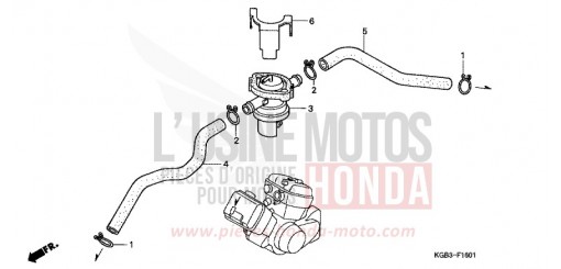 LUFTEINSPRITZSTEUERUNG VENTIL VT125CY de 2000